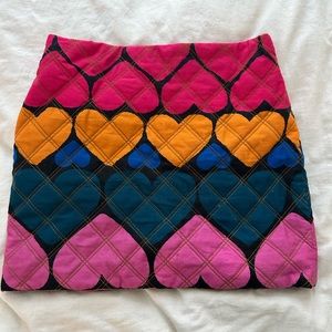 Farm Rio Colorblock Quilted Mini Skirt (L)